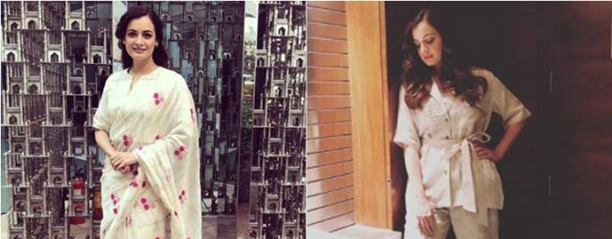 Dia Mirza strikes the perfect balance between ethnic and modern