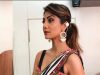 Shilpa Shetty’s twist to a simple sari