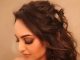 Sonakshi Sinha’s cool summer look in bold orange bodycon gown