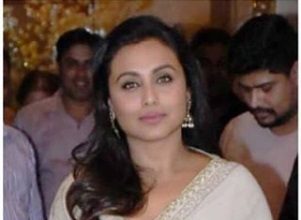Rani Mukerji looks elegant in a Sabyasachi sari