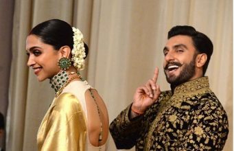 Deepika and Ranveer looked royal at their Bengaluru wedding reception.