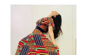 Bhumi Pednekar looks stunning inthis colourful gown