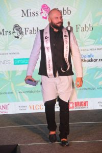 1 st runner up for Mr Fabb Madhya Pradesh 2019 Shubham Srivastava