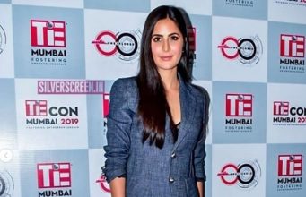 Katrina Kaif looks lovely in this Emporio Armani pantsuit