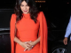 Priyanka Chopra looks hot in this tangerine coloured dress
