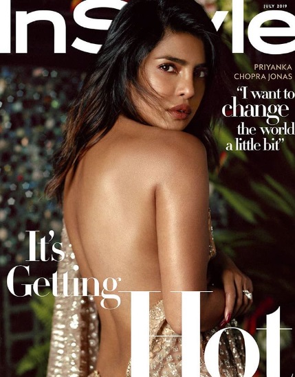 Priyanka Chopra Jonas on the cover of instyle magazine