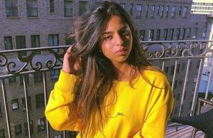 Suhana Khan stuns in this oversized yellow sweatshirt