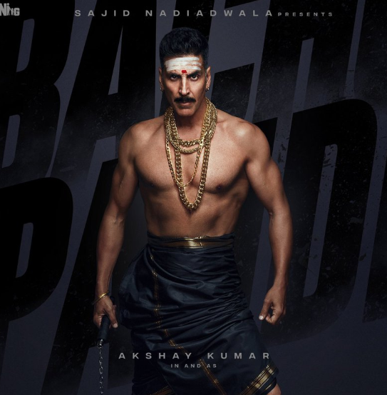 Akshay Kumar turns rowdy on his new look for Bachchan Pandey