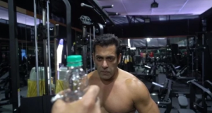 Salman khan makes a spin bottle cap funny challenge video for his fans