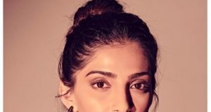 Sonam Kapoor stuns in this off-shoulder plunging neckline dress