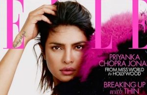 Priyanka Chopra Jonas on the cover of Elle UK magazine
