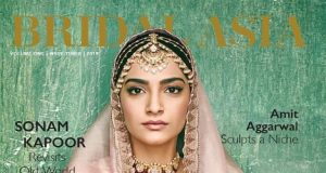 Sonam Kapoor on the cover of Bridal Asia