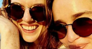 Game of Thrones actors Emilia Clarke and Rose Leslie