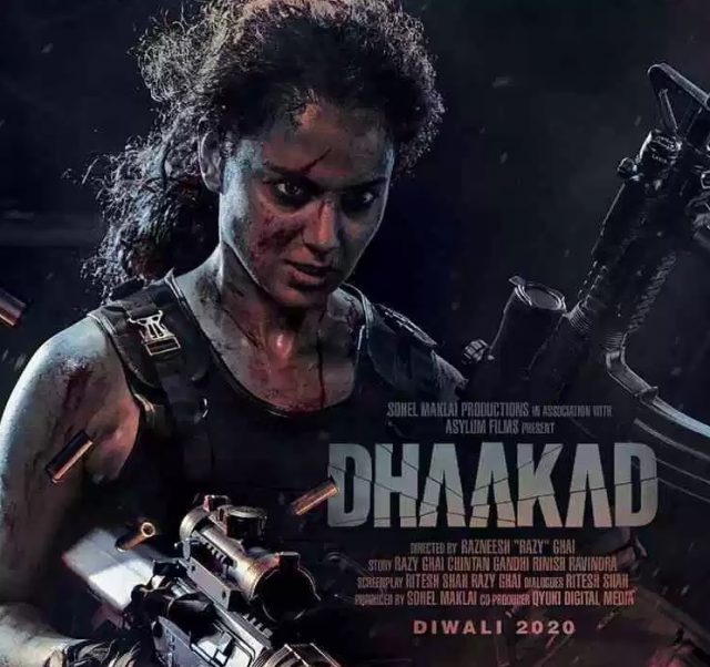 Kangana Ranaut starring Dhaakad first look teaser released