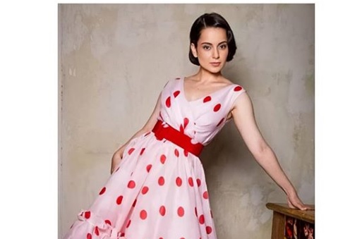 Kangana Ranaut nails this polka dots midi dress