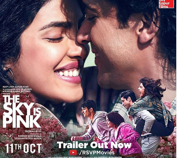 Priyanka Chopra and Farhan Akhtar starring The Sky Is Pink trailer released