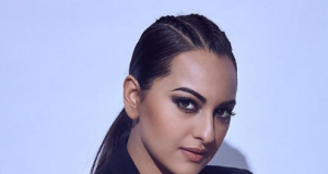 Sonakshi Sinha fails to impress in black blazer with a flowy golden skirt