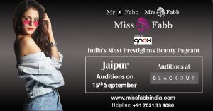  Auditions of Miss, Mrs & Mr Fabb Jaipur 2019 on 15th September 2019
