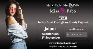 Auditions of Miss, Mrs & Mr Fabb Jaipur 2019 on 15th September 2019