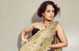 Kangana Ranaut looks gorgeous in sari from Tarun Tahiliani