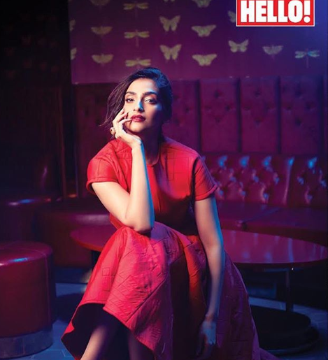 Sonam Kapoor Ahuja on the cover of Hello magazine