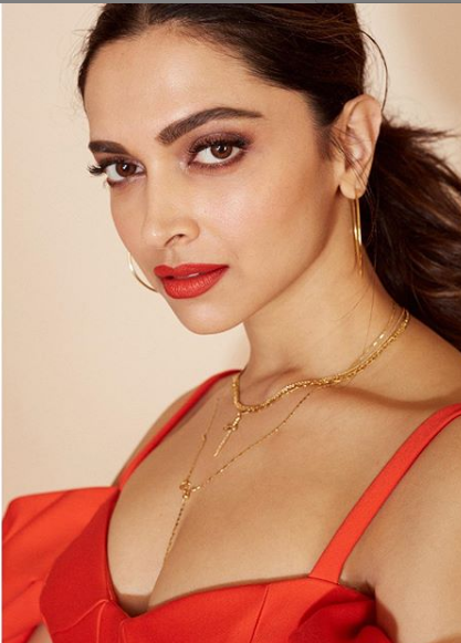 Deepika Padukone looks fiery red in this outfit