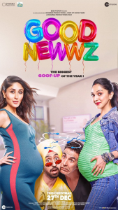 Akshay, Kareena, Diljit and Kiaras Good Newwz posters released