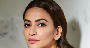 Kriti Kharbanda nails this cold shoulder lilac dress look