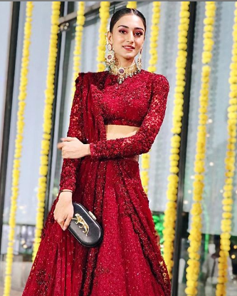 erica fernandes in lehenga