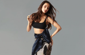 Malaika Arora looks super hot in this bralette and shimmery skirt