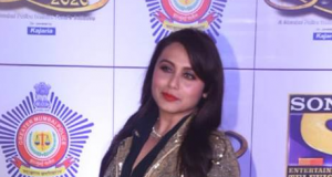 Rani Mukerji’s fails to pull off this sequinned pantsuit