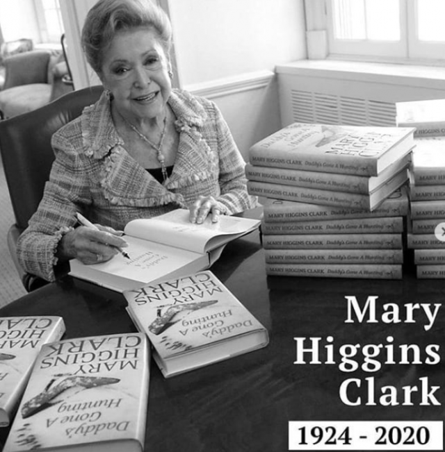 Mary Higgins Clark Bestselling author dead at age 92