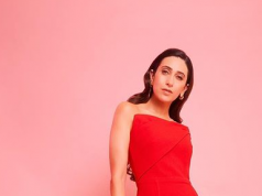 Karisma Kapoor nails this red strapless dress