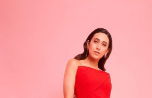 Karisma Kapoor nails this red strapless dress