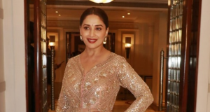 Madhuri Dixit stuns in this golden gown