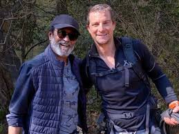Into the Wild with Bear Grylls and Rajinikanth special episode.