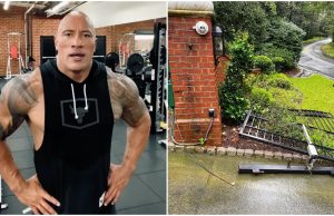 Dwayne Johnson rips off a metal gate with bare hands, channels his inner Black Adam