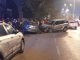 Under the influence of alcohol, a man rams his SUV into two parked cars